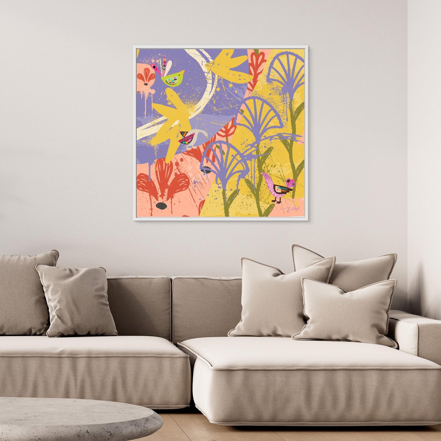 THREE LITTLE BIRDS by Verdi Art
