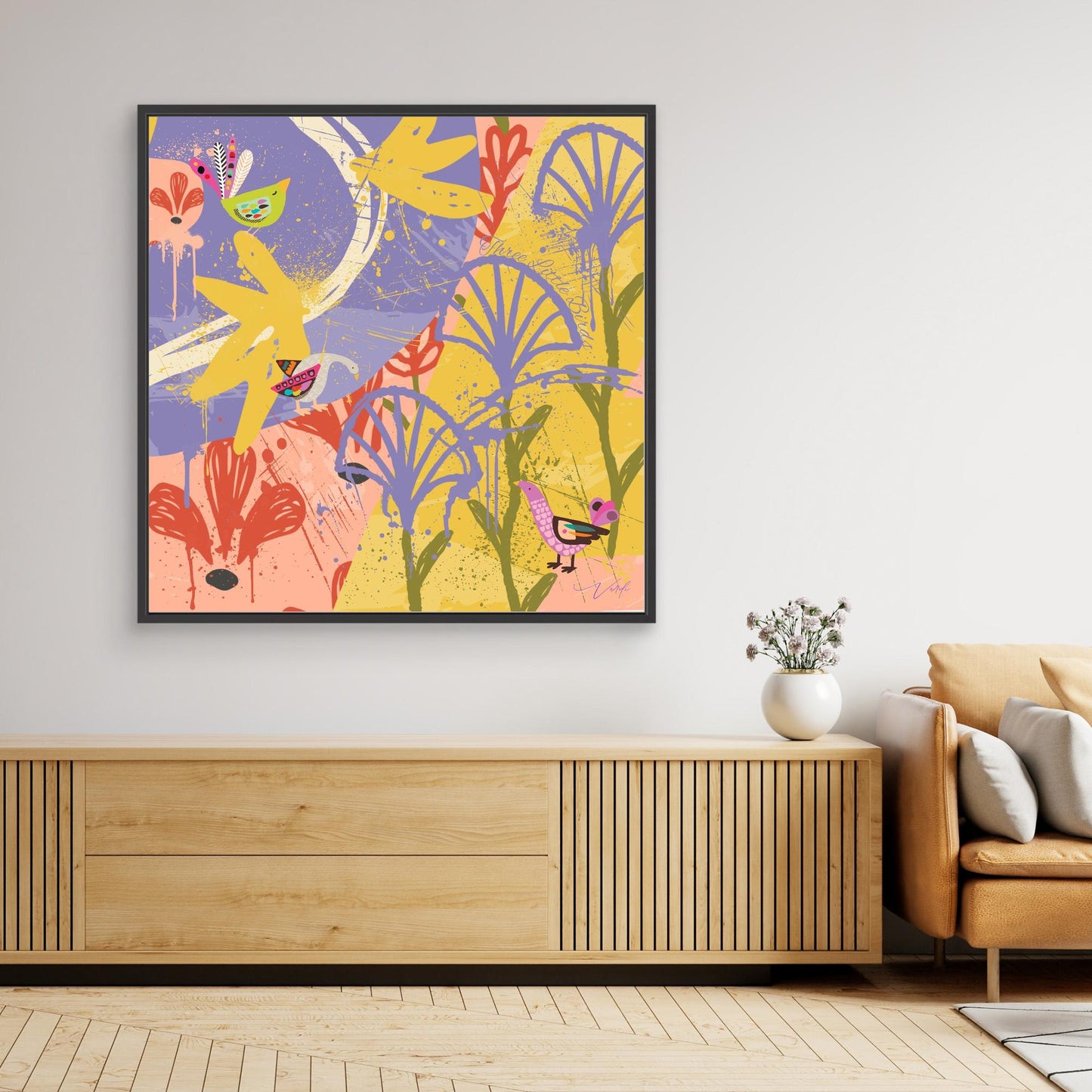 THREE LITTLE BIRDS by Verdi Art