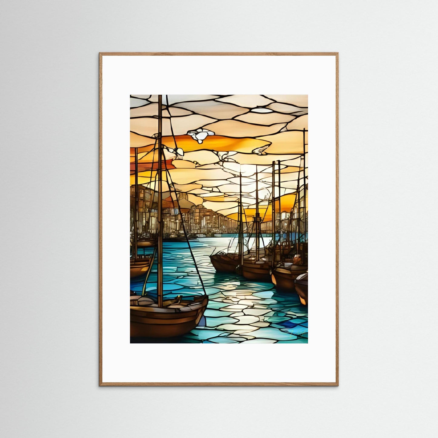 SUNSET HARBOUR by Verdi Art