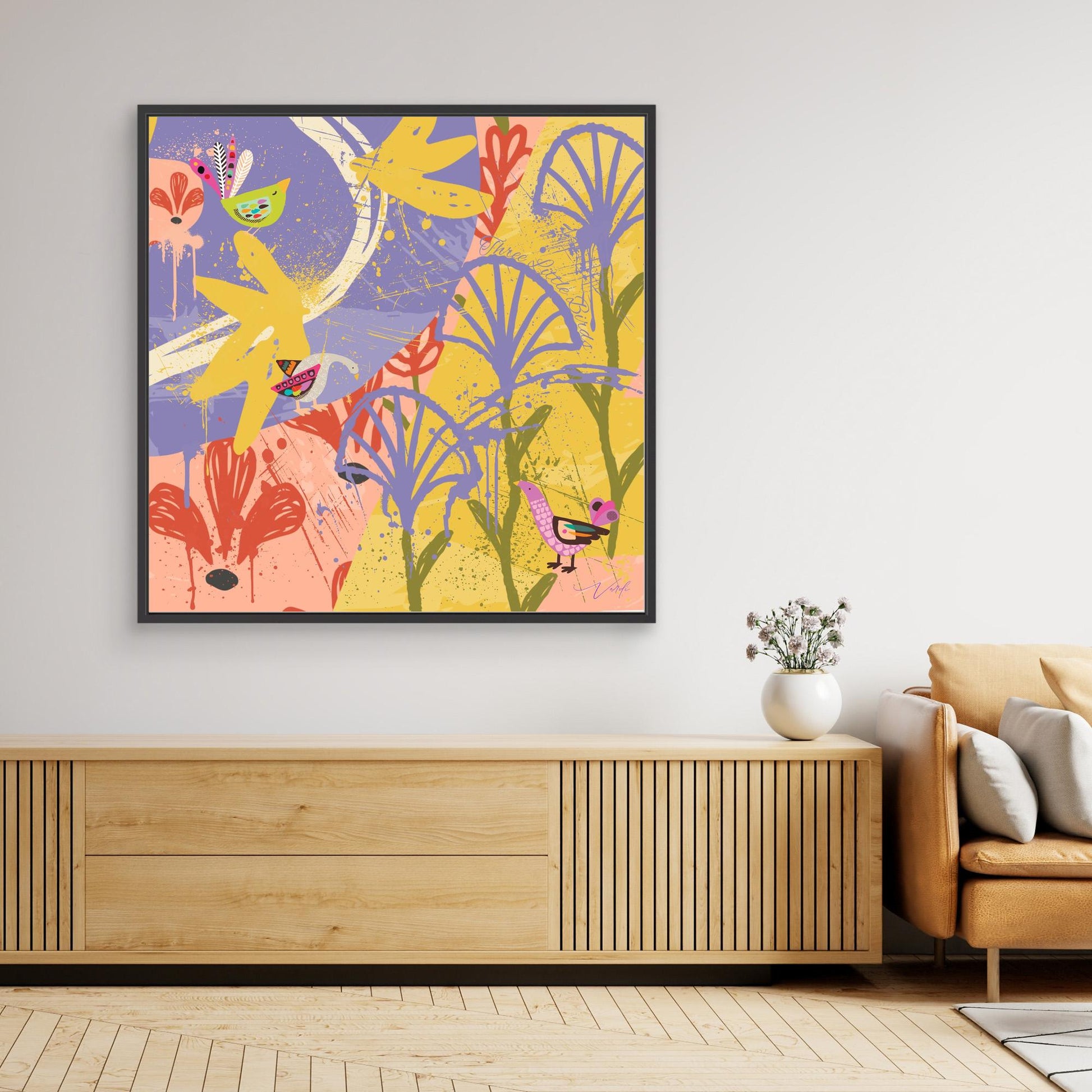 THREE LITTLE BIRDS by Verdi Art