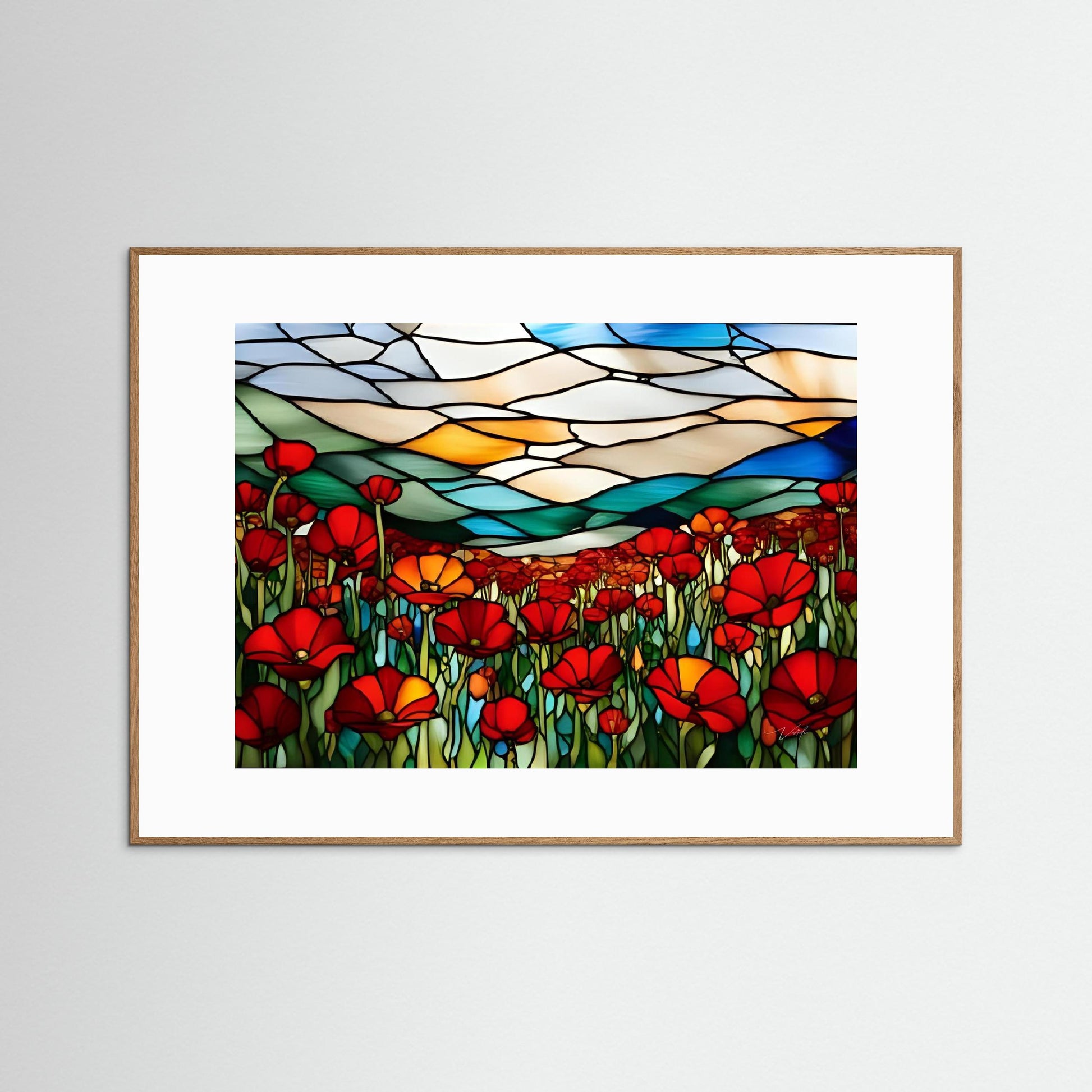 POPPY FIELD by Verdi Art