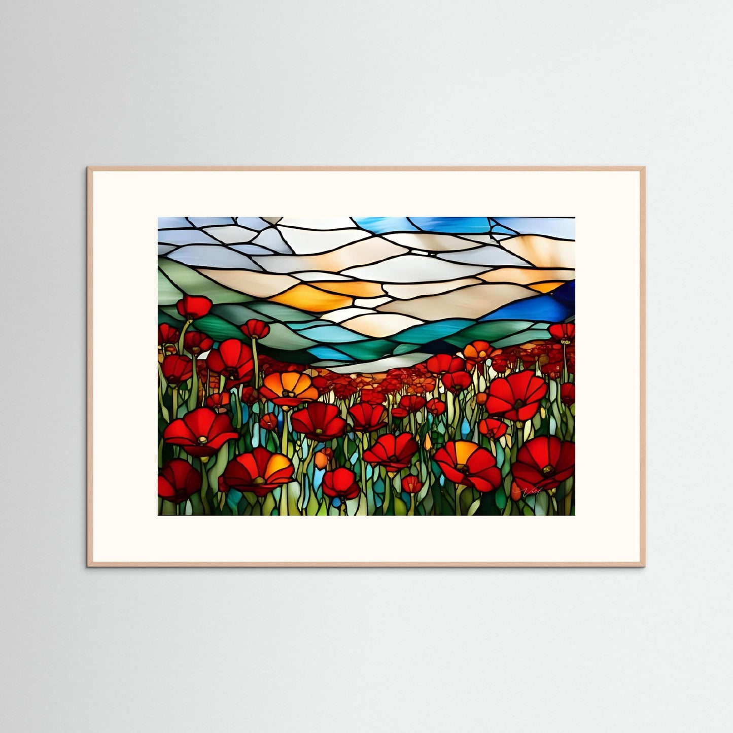 POPPY FIELD by Verdi Art