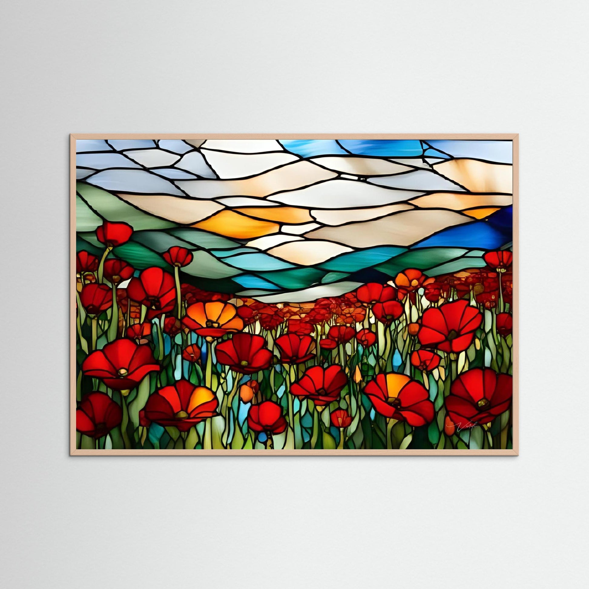 POPPY FIELD by Verdi Art