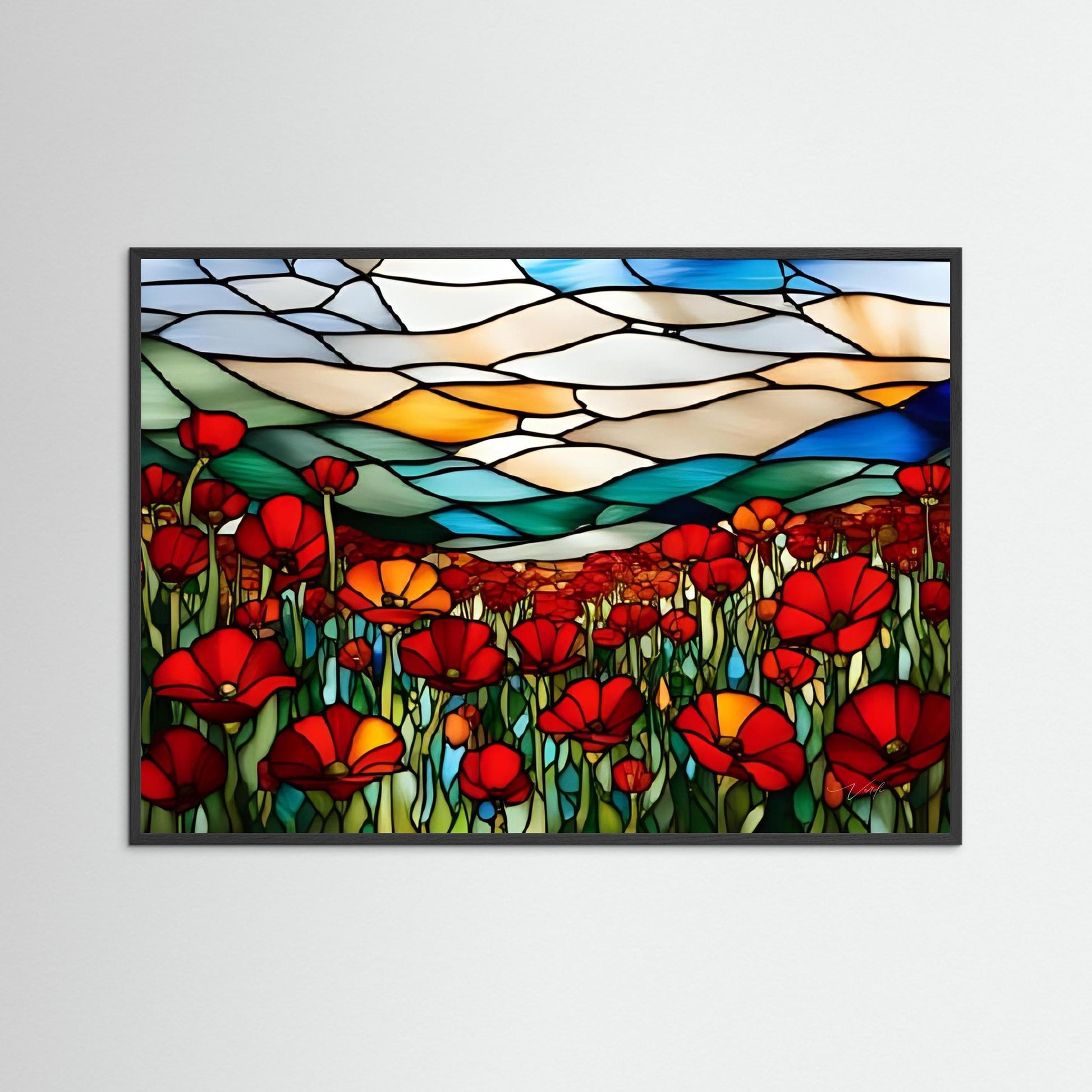 POPPY FIELD by Verdi Art