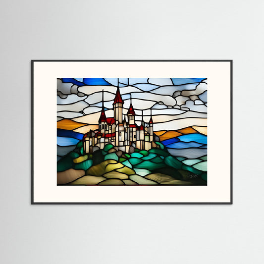 CASTLE ON THE HILL by Verdi Art